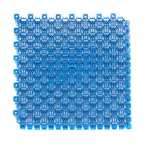 Модульные ячеистые грязезащитные покрытия ПВХ: Sweeper 15 мм цвет голубой